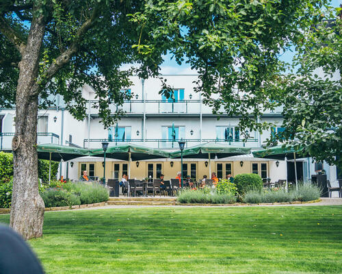 Genuss auf der Terrasse des Ringhotel Drei Birken in Bad Rothenfelde