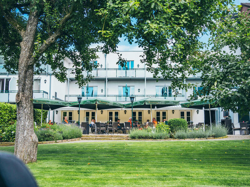 Genuss auf der Terrasse des Ringhotel Drei Birken in Bad Rothenfelde