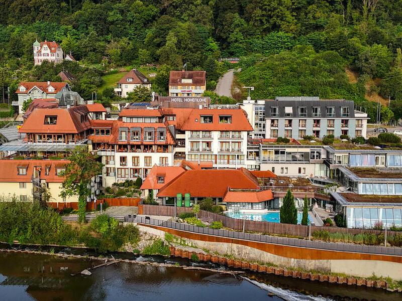 Außenansicht vom Ringhotel Hohenlohe Schwäbisch Hall, 4 Sterne Superior Hotel im Heilbronner Land